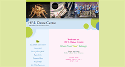 Desktop Screenshot of hfldancing.com