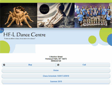 Tablet Screenshot of hfldancing.com